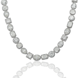 Multi Shape Diamond Necklace
