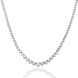Graduated Diamond Tennis Necklace