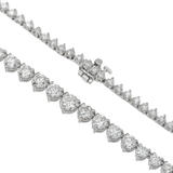 Graduated Diamond Tennis Necklace