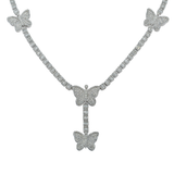 Diamond Butterfly Necklace