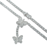 Diamond Butterfly Necklace