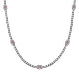 Evil Eye Tennis Necklace