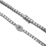 Evil Eye Tennis Necklace