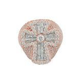 Diamond Cross Ring