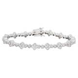 Diamond Cross Bracelet