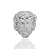 Diamond Jesus Ring