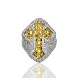 Diamond Cross Ring