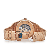 Audemars Piguet Royal Oak 15412OR.ZZ.1220OR.01 Double Balance Wheel Openworked Rose Gold Baguette Bezel (2021)