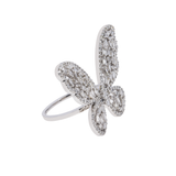 Diamond Baguette Butterfly Ring