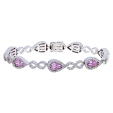 Diamond Infinity Pair Bracelet