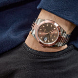Rolex Datejust 126301 Rose Gold Stainless Steel Chocolate Diamond Dial (2023)