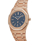 Audemars Piguet Royal Oak 15202OR.OO.1240OR.01 'Jumbo' Extra-Thin Rose Gold Blue Dial (2016)