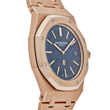 Audemars Piguet Royal Oak 15202OR.OO.1240OR.01 'Jumbo' Extra-Thin Rose Gold Blue Dial (2016)
