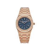 Audemars Piguet Royal Oak 15202OR.OO.1240OR.01 'Jumbo' Extra-Thin Rose Gold Blue Dial (2016)
