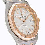 Audemars Piguet Royal Oak 15400SR.OO.1220SR.01 Stainless Steel Rose Gold White Dial (2015)