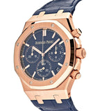 Audemars Piguet Royal Oak 26240OR.OO.D315CR.01 Chronograph '50th Anniversary' Rose Gold Blue Dial