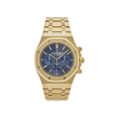 Audemars Piguet Royal Oak 26320BA.OO.1220BA.02 Chronograph Yellow Gold Blue Dial (2016)
