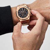 Audemars Piguet Royal Oak 26320OR.OO.D002CR.01 Chronograph Rose Gold Black Dial (2015)