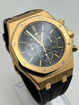 Audemars Piguet Royal Oak 26320OR.OO.D002CR.01 Selfwinding Chronograph Rose Gold Black Dial