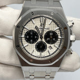 Audemars Piguet Royal Oak 26331ST.OO.1220ST.03 Selfwinding Chronograph Stainless Steel White Dial