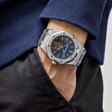 Audemars Piguet Royal Oak 26510ST.OO.1220ST.01 Tourbillon Extra-Thin Steel Blue Dial