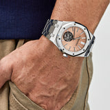 Audemars Piguet Royal Oak 26531TI.OO.1220TI.01 Selfwinding Flying Tourbillon Titanium Salmon Dial Limited Edition (2024)