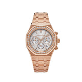 Audemars Piguet Royal Oak 26715OR.ZZ.1356OR.01 Selfwinding Chronograph Rose Gold Diamond Bezel (2022)