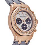 Audemars Piguet Royal Oak Offshore 26231OR.ZZ.D003CA.01 'Ladies' Rose Gold Diamond Bezel Silver Dial