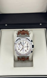 Audemars Piguet Royal Oak Offshore 26020ST.OO.D091CR.01.A Chronograph 'Safari' Stainless Steel White Dial