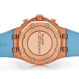 Audemars Piguet Royal Oak Offshore 26231OR.ZZ.A085CA.01 Chronograph Rose Gold Blue Dial Diamond Bezel (2023)