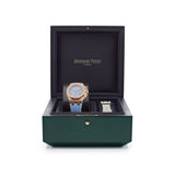 Audemars Piguet Royal Oak Offshore 26231OR.ZZ.A085CA.01 Chronograph Rose Gold Blue Dial Diamond Bezel (2023)