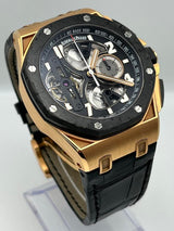 Audemars Piguet Royal Oak Offshore 26288OF.OO.D002CR.01 Chronograph 'Tourbillon' Rose Gold Black Dial