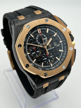 Audemars Piguet Royal Oak Offshore 26406FR.OO.A002CA.01 Chronograph 'QE II Cup 2016' Black and Rose Gold Black Dial Limited Edition