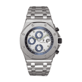 Audemars Piguet Royal Oak Offshore 25721TI.OO.1000TI.03 Chronograph Titanium White Dial