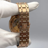 Audemars Piguet Royal Oak Selfwinding 15451OR.ZZ.1256OR.03 'Ladies' Rose Gold Diamond Bezel