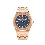 Audemars Piguet Royal Oak Selfwinding Rose Gold Blue Dial 15400OR.OO.1220OR.03