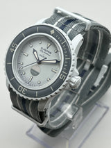 Blancpain x Swatch Scuba Fifty Fathoms Collection Antarctic Ocean SO35S100