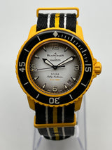 Blancpain x Swatch Scuba Fifty Fathoms Collection Pacific Ocean SO35P100