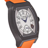 F.P.Journe Elegante 48mm Titalyt Orange Rubber Strap