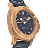 Panerai Submersible Bronzo Blu Abisso PAM01074 Brushed Bronze Blue Dial