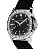 Patek Philippe Aquanaut 5067A-001 'Ladies' Stainless Steel Black Dial Diamond Bezel