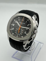 Patek Philippe Aquanaut 5968A-001 Chronograph Stainless Steel Black Dial