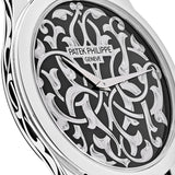 Patek Philippe Calatrava 5088/100P-001 Platinum Engraved Black Dial