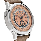 Patek Philippe Complications 5935A-001 World Time Chronograph Steel Opaline Carbon Motif Dial