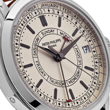 Patek Philippe Complications Calatrava 5212A-001 Weekly Calendar Silver Opaline Dial