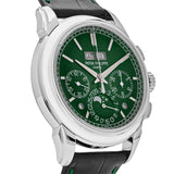 Patek Philippe Grand Complications 5270P-014 Perpetual Calendar Platinum Green Dial Chronograph (2022)