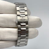 Patek Philippe Nautilus 7018/1A-010 'Ladies' Stainless Steel Mother Of Pearl Blue Dial Diamond Bezel