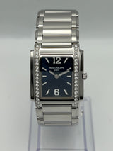 Patek Philippe Twenty-4 4910/1200A-001 'Ladies' Quartz Blue Dial Diamond Bezel