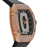 Richard Mille RM 07-01 Ladies' Rose Gold Onyx Snow Diamond Set