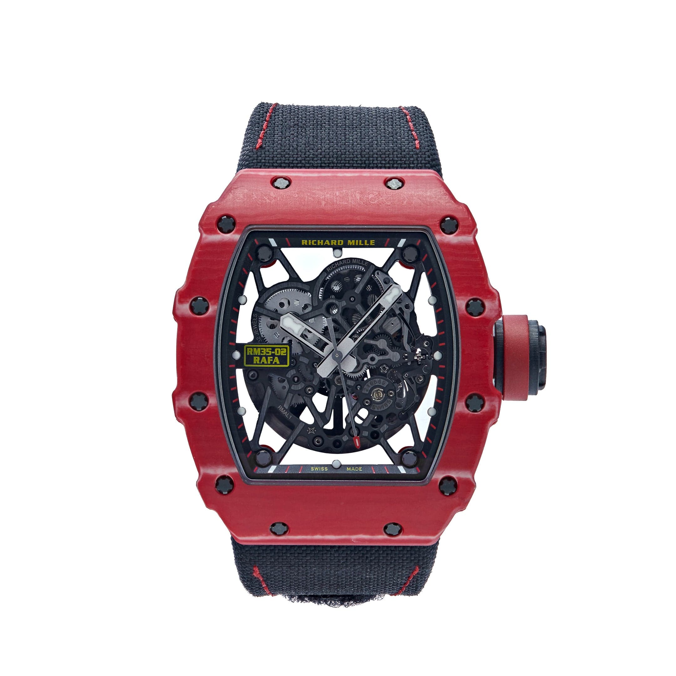 Black and red richard mille best sale